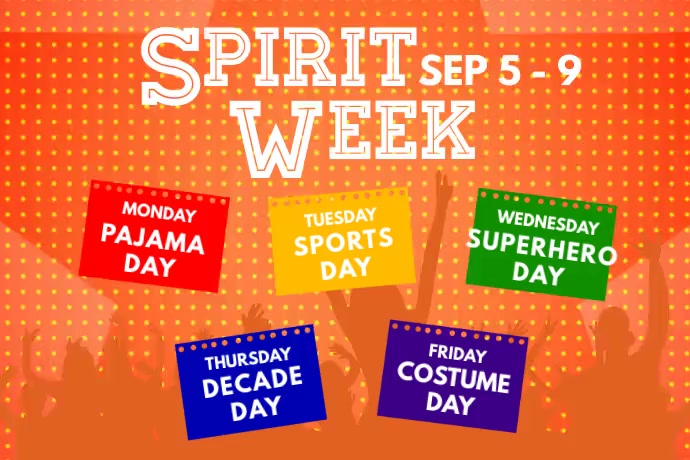 Spirit Week Graphi Spirit Week Template | PosterMyWall
