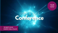 Spiritual Mind Soul Event Retreat Power Stars Видеообложка профиля Facebook (16:9) template