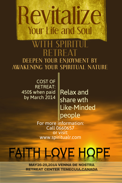 Spiritual Poster Template | PosterMyWall