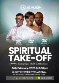 Sort Spiritual Event A4 Template