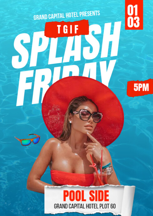 Splash Friday A3 template