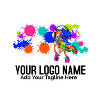 Splatoon 2 Party Birthday, Splash Splatoon, Fictional Character, Party  Logo template