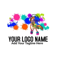 Splatoon 2 Party Birthday, Splash Splatoon, Fictional Character, Party  Logo Logotipo template