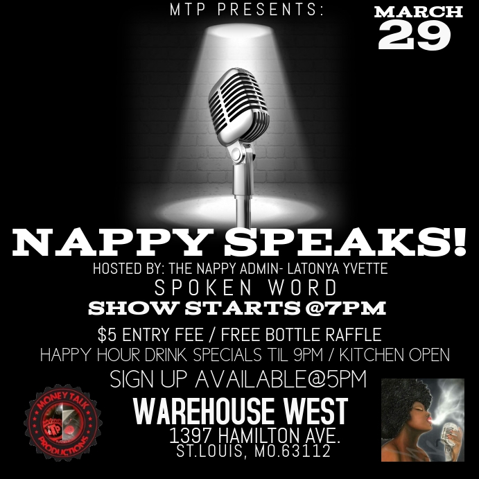 SPOKEN WORD FLYER Template PosterMyWall