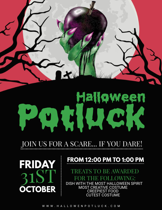 Halloween Potluck Template