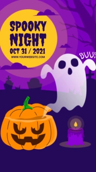 spooky night Instagram Story template