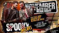 Spooky Night Rock Concert November YouTube Thumbnail template