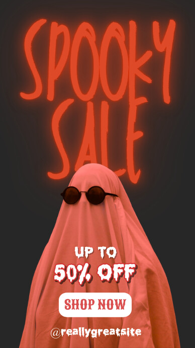 Spooky Sale Template | PosterMyWall