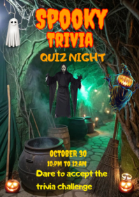 SPOOKY TRIVIA NIGHT A2 template