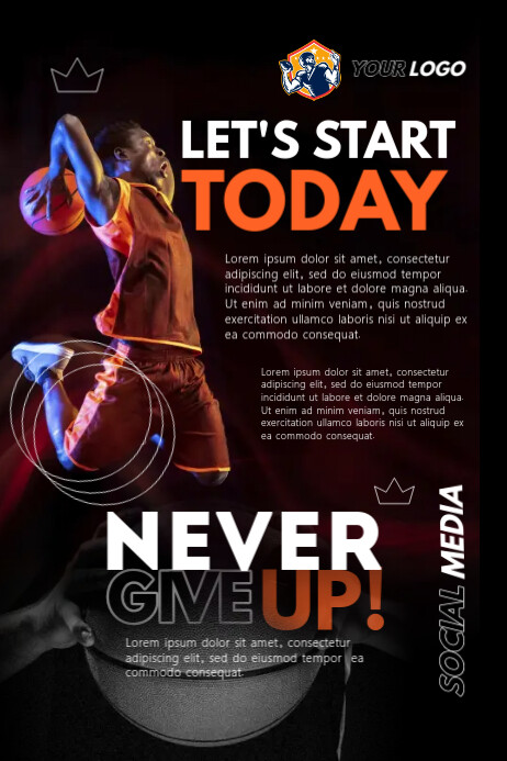Sport ad poster template | PosterMyWall