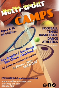 customizable design templates for kids sports postermywall san diego sport flyers