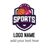 White Sports Logo Logo Template