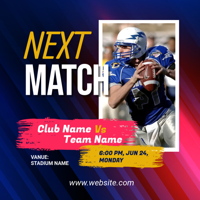 Match Notes Banner Copy of Sport Match Banner Design | PosterMyWall