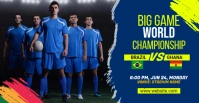 Sport Match Facebook event cover template