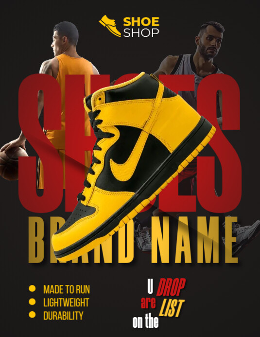 Sport Shoes Deals Template PosterMyWall