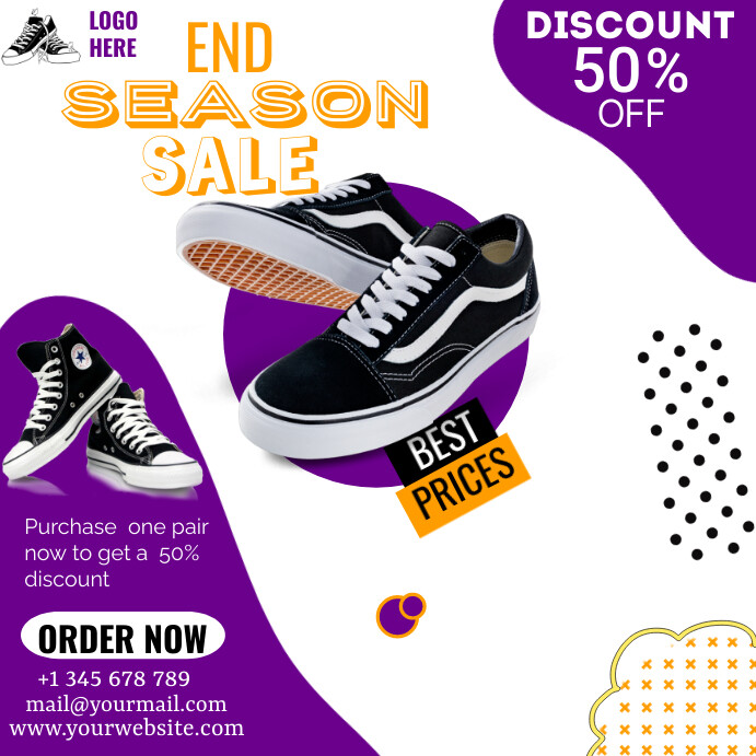 SPORT SHOES DISCOUNT FLYER TEMPLATE | PosterMyWall