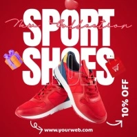 sport shoes new arrival Instagram Post template