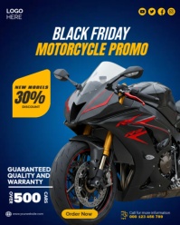Sports Bike Ads Instagram Portrait template