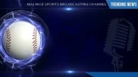 Sports Broadcasting Video Display Media template