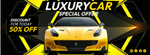Sports Car Facebook-coverfoto template