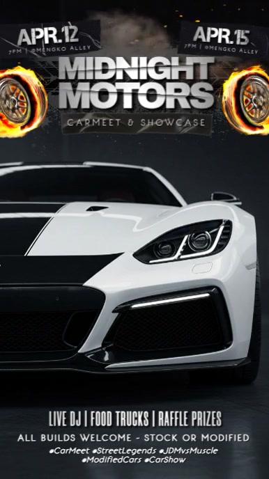 Copy of Sports Car Showdown Poster | PosterMyWall