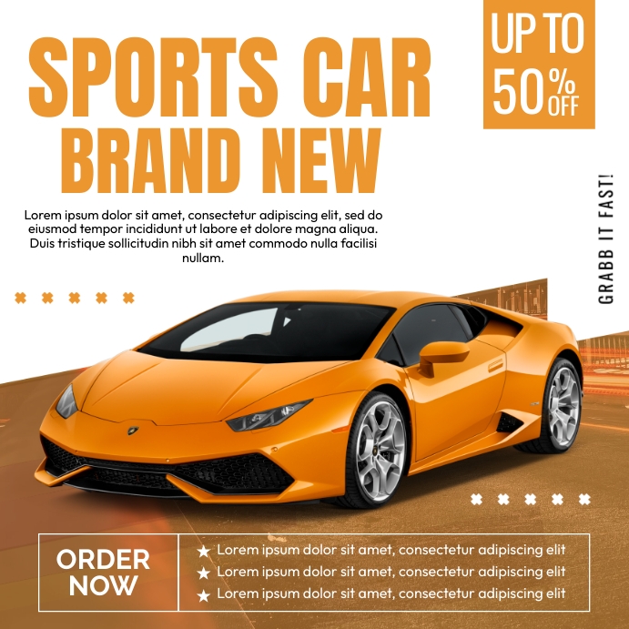 Copy of Sports Cars For Sale | PosterMyWall