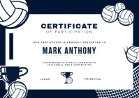 Sports Certificate template Открытка