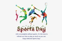 Sports day Label template