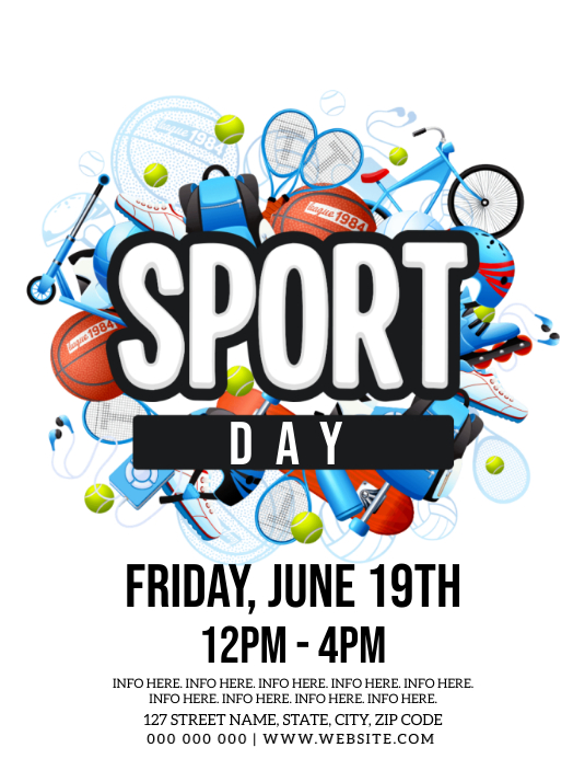 Sports Day Flyer Template Sports Day Flyer Template
