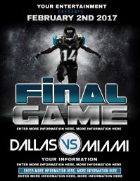 customizable design templates for super bowl flyer postermywall super bowl flyer template