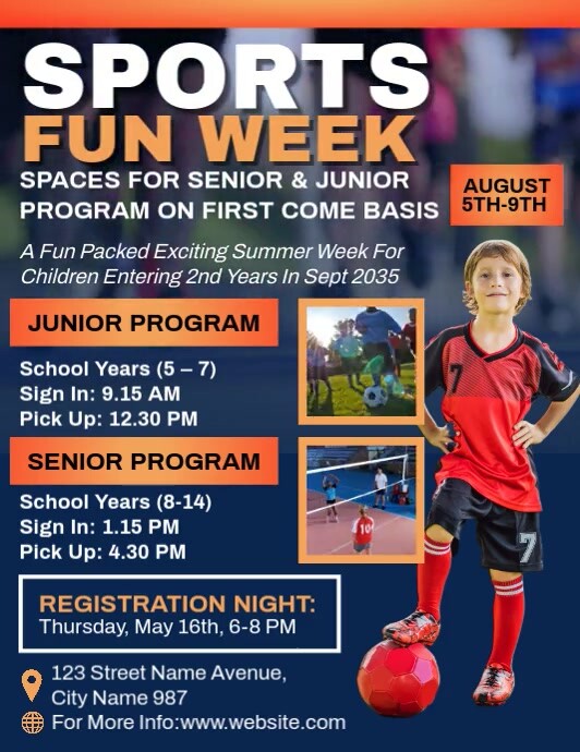 Sports Fun Week Template | PosterMyWall