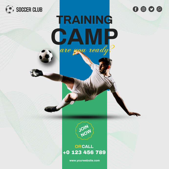 Sports Instagram post Template PosterMyWall