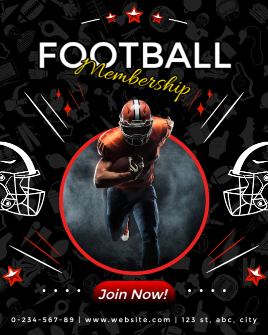 Sports Membership flyer Template | PosterMyWall