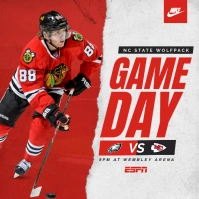 Sports poster design template