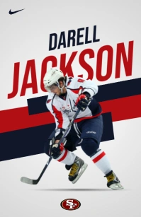 Sports poster design แทบลอยด์ template