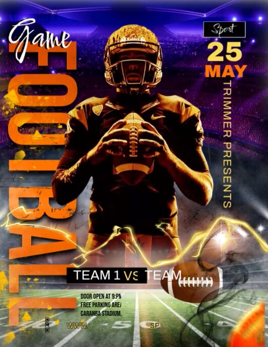 Sports Poster Templates Flyer (US Letter)
