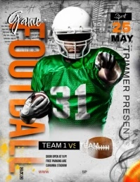 Sports Poster Templates Volante (Carta US)