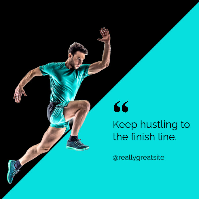 sports quotes flyer Iphosti le-Instagram template