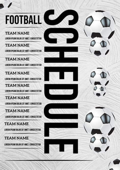 Sports schedule Template PosterMyWall Sports schedule Template PosterMyWall