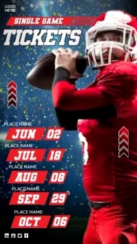 Sports Championship Schedule Video Instagram-Story template