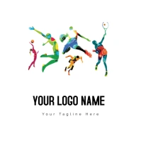Sports School Inter Iit Sports Meet Sports Da Logotipo template