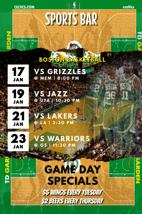 sport team zeitplanvorlage postermywall