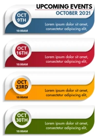 Sports team schedules A3 template