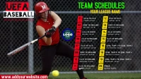SPORTS TEAM SCHEDULES Facebook-Covervideo (16:9) template