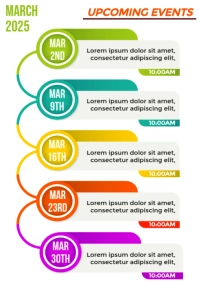 sports team schedules A3 template