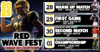 Sports Week Events Isithombe Esabiwe ku-Facebook template