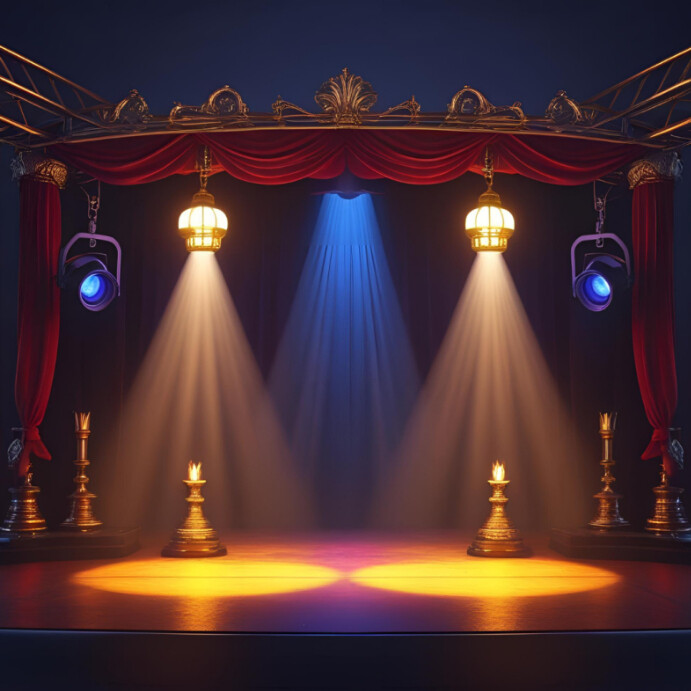 spot light stage design Template | PosterMyWall
