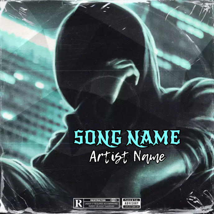 spotiffy deezer Album Cover music trap mixtap Okładka albumu template