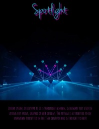 Flyer Splashlight SPOTLIGHT FLYER Template | PosterMyWall