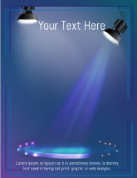 Spotlight Template.pdf SPOTLIGHT FLYER Template | PosterMyWall